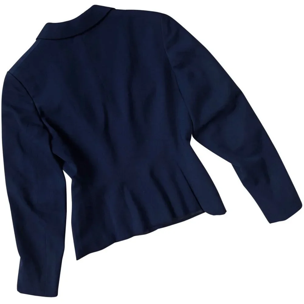 kusoffskys (Sweden) Eased Waist Princess Styline Cloverleaf Blazer (Dior) : S